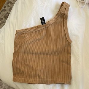 One shoulder tank top